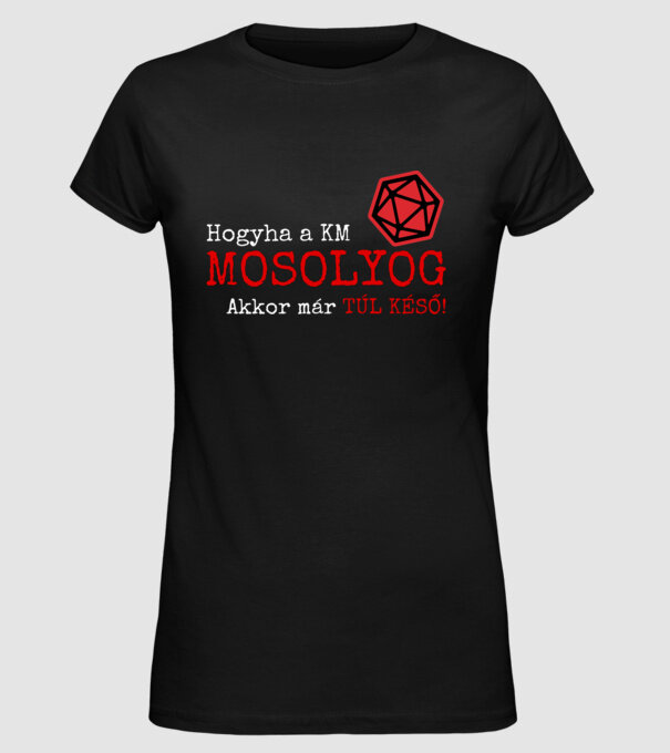  minta fekete pólón