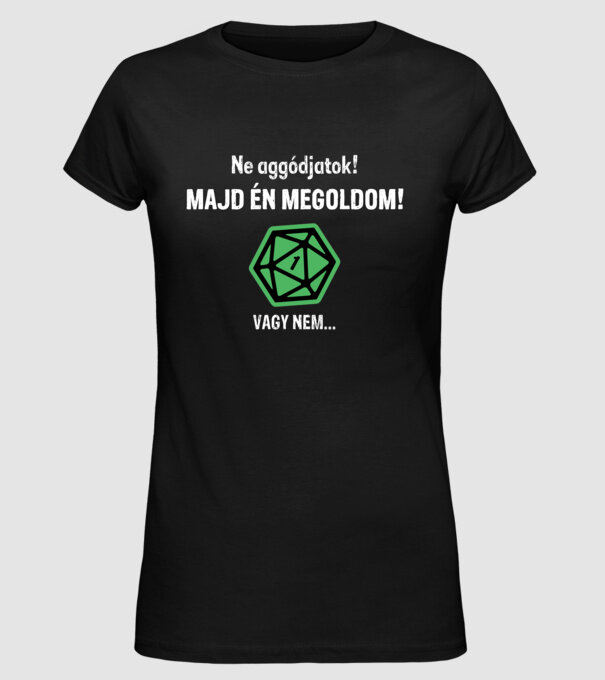  minta fekete pólón