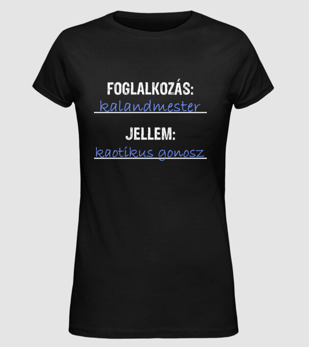  minta fekete pólón