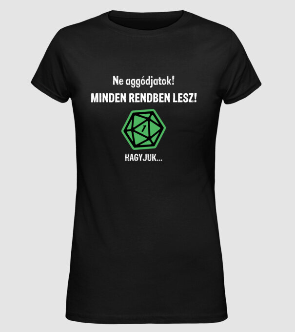  minta fekete pólón
