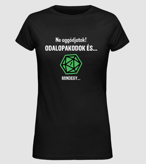  minta fekete pólón