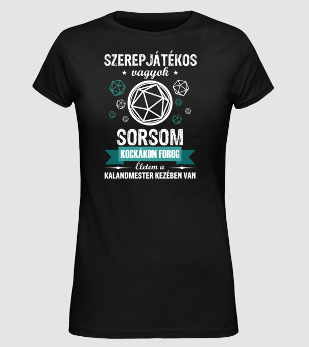  minta fekete pólón