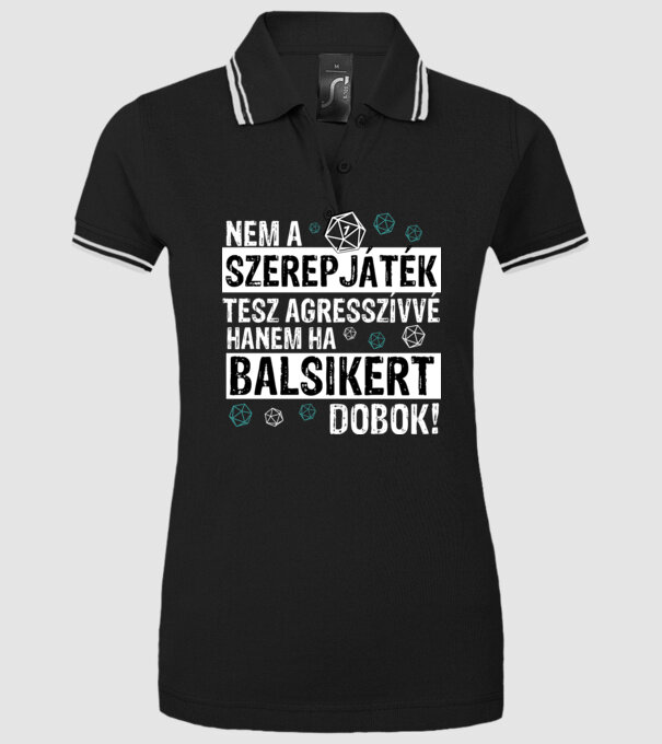 minta fekete pólón