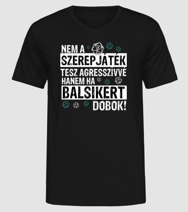  minta fekete pólón