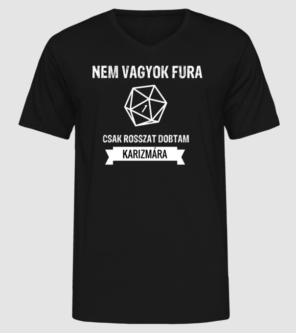  minta fekete pólón