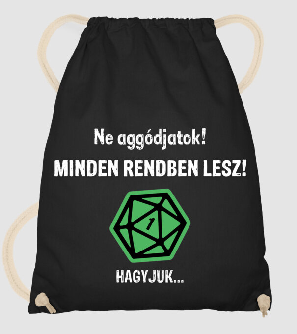  minta fekete pólón