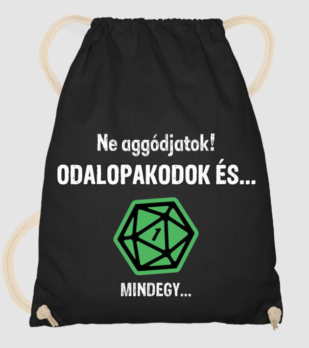  minta fekete pólón