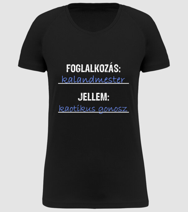  minta fekete pólón