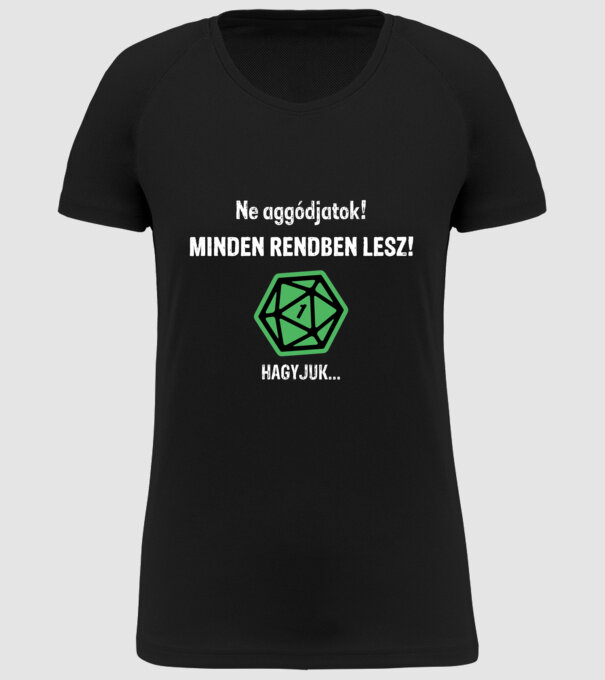  minta fekete pólón