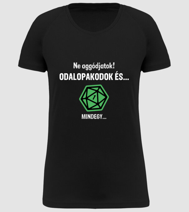  minta fekete pólón