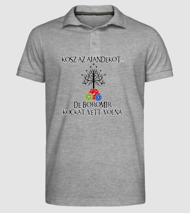  minta szürke pólón