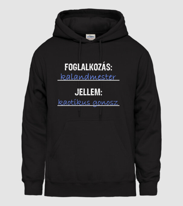  minta fekete pólón